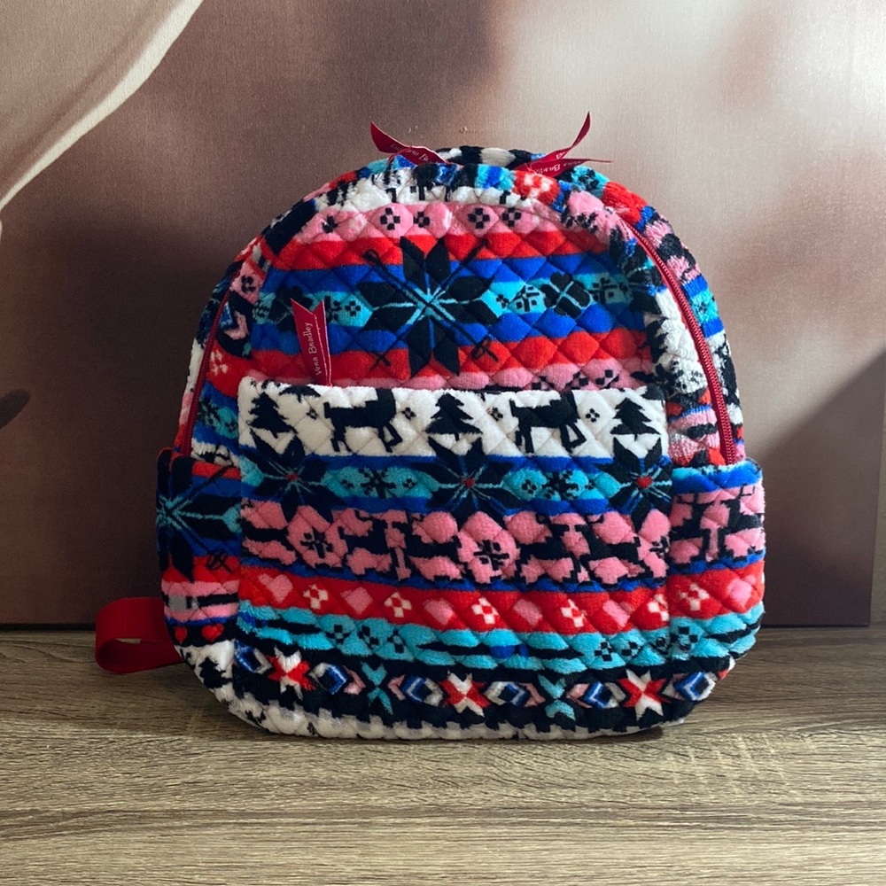 VB Small Backpack Teddy Fleece Nordic NWT